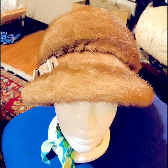 Vintage Mink Hat awesome find!! - Picture 2 of 8